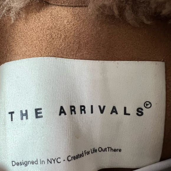 The Arrivals Shearling Bomber Coat - Picture 3 of 3